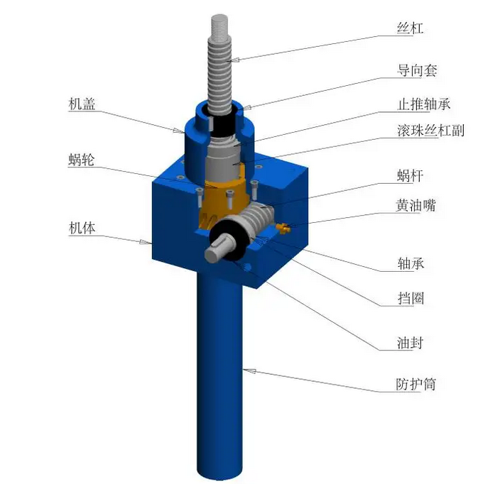 丝杆升降机结构图
